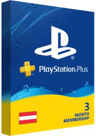 Playstation Plus PSN Cards - 90 Days AT